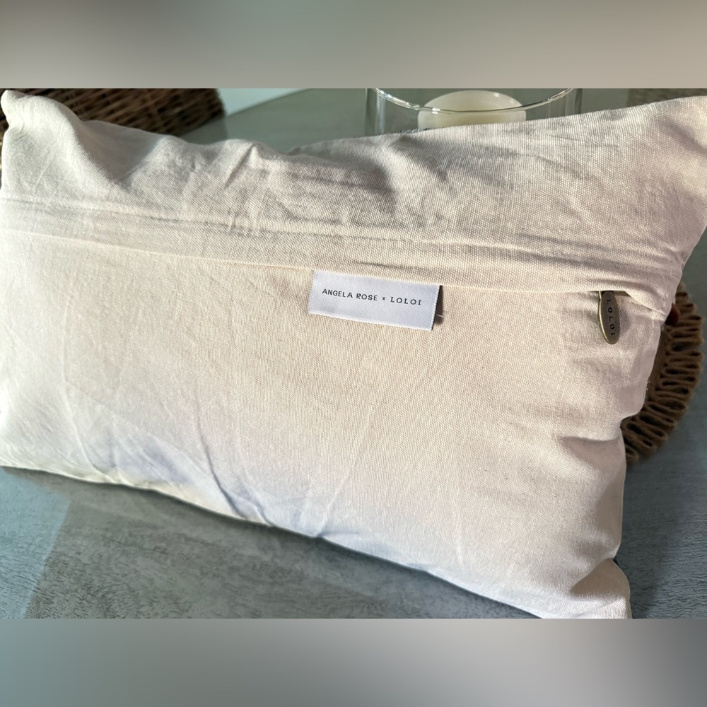 Amethyst Home Set of 2 Tapestry Lumbar Pillow Covers 13” x 21” in Teal/Terracota - Picture 6 of 6